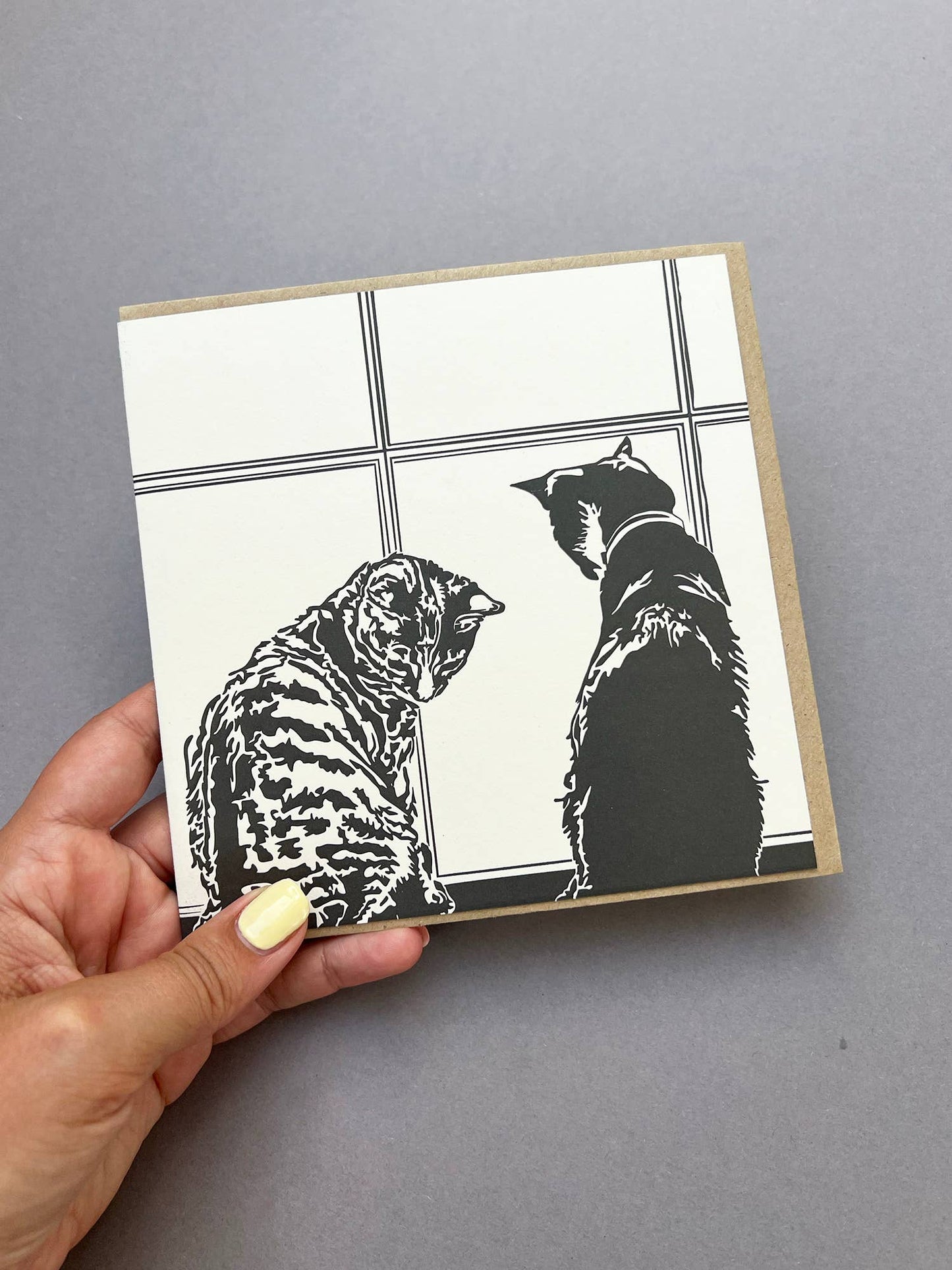 Pengiun Ink Window Time Big Card