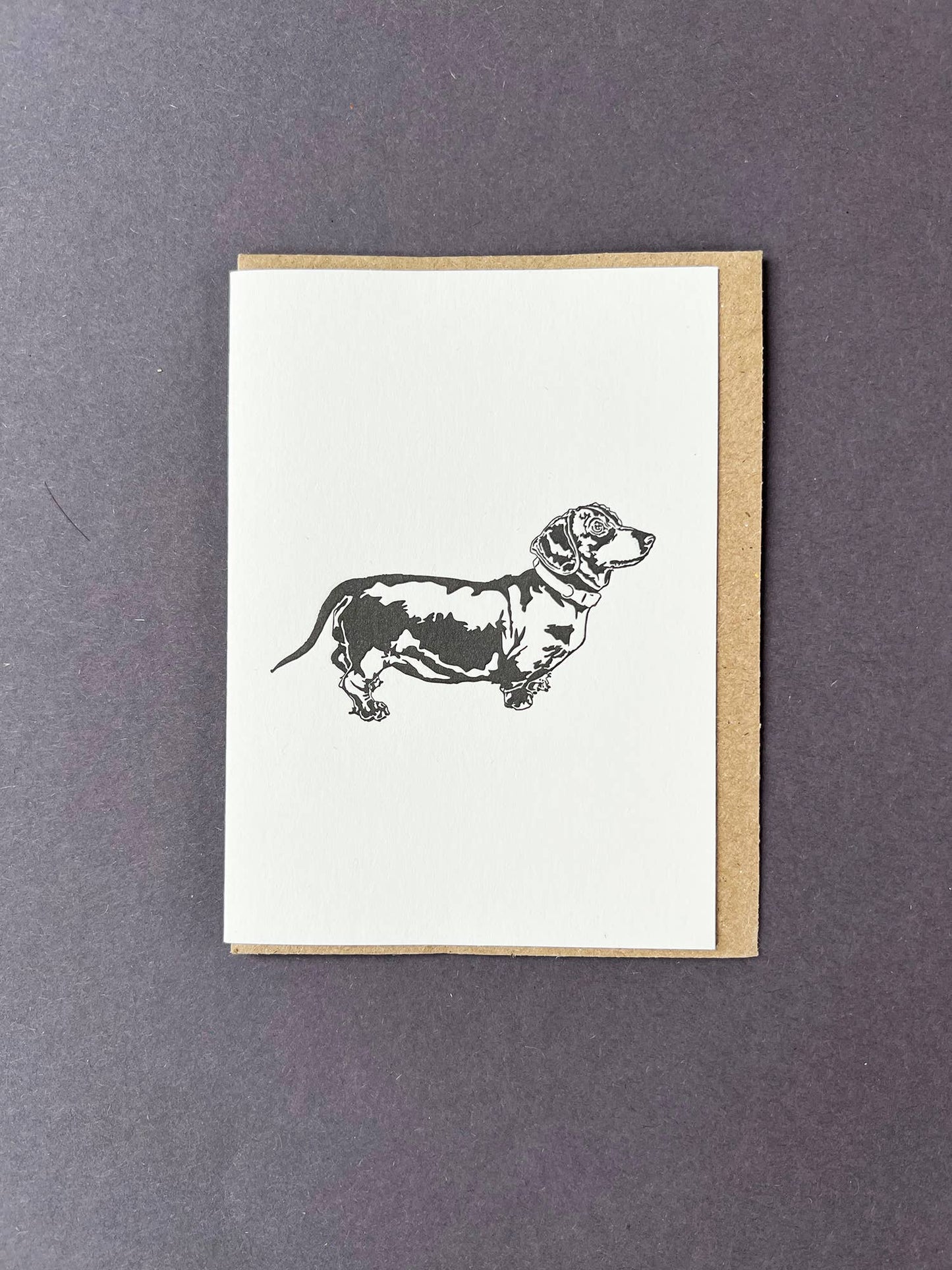Penguin Ink Dachshund Note Card