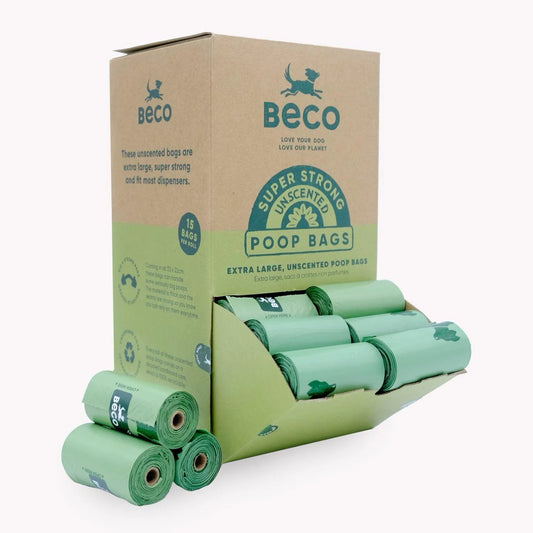Beco Unscented Strong Single Roll Poo Bags (15 bags)