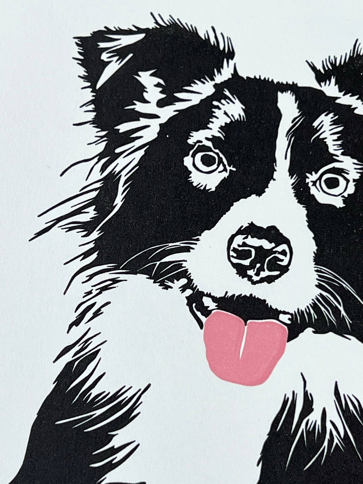 Penguin Ink Sheepdog Card Big Card