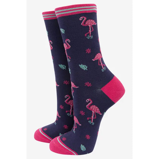 Sock Talk Flamingo Bamboo Socks
