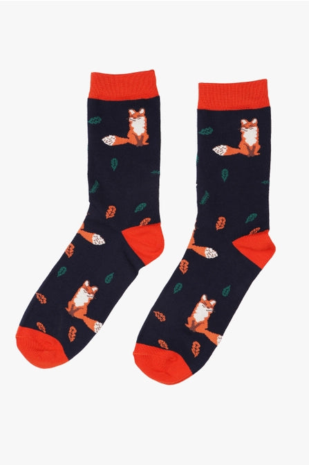 Sock Talk Woodland Fox Bamboo Socks