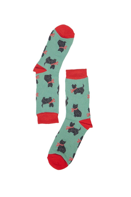 Sock Talk Scottie Bamboo Socks