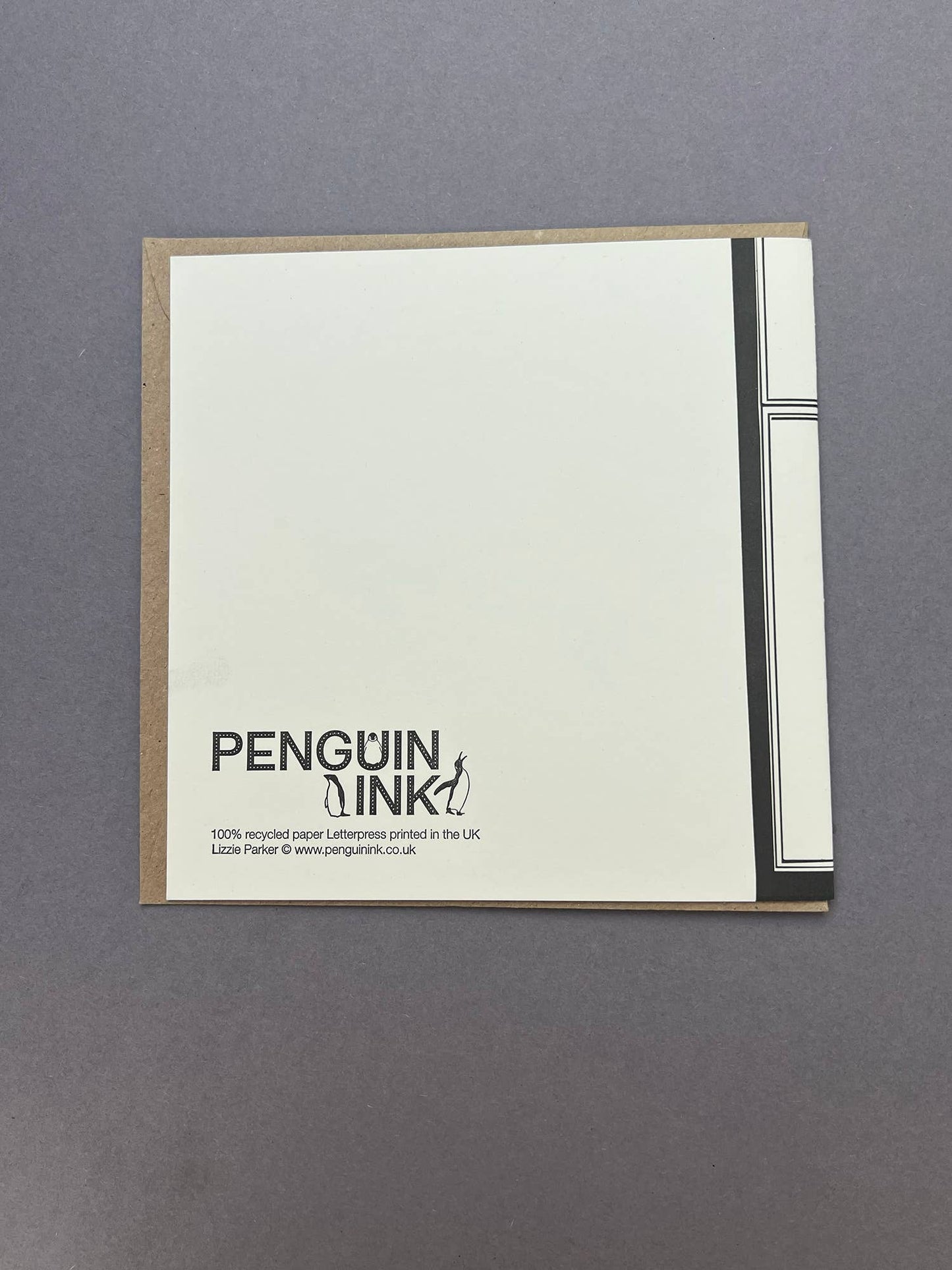 Pengiun Ink Window Time Big Card