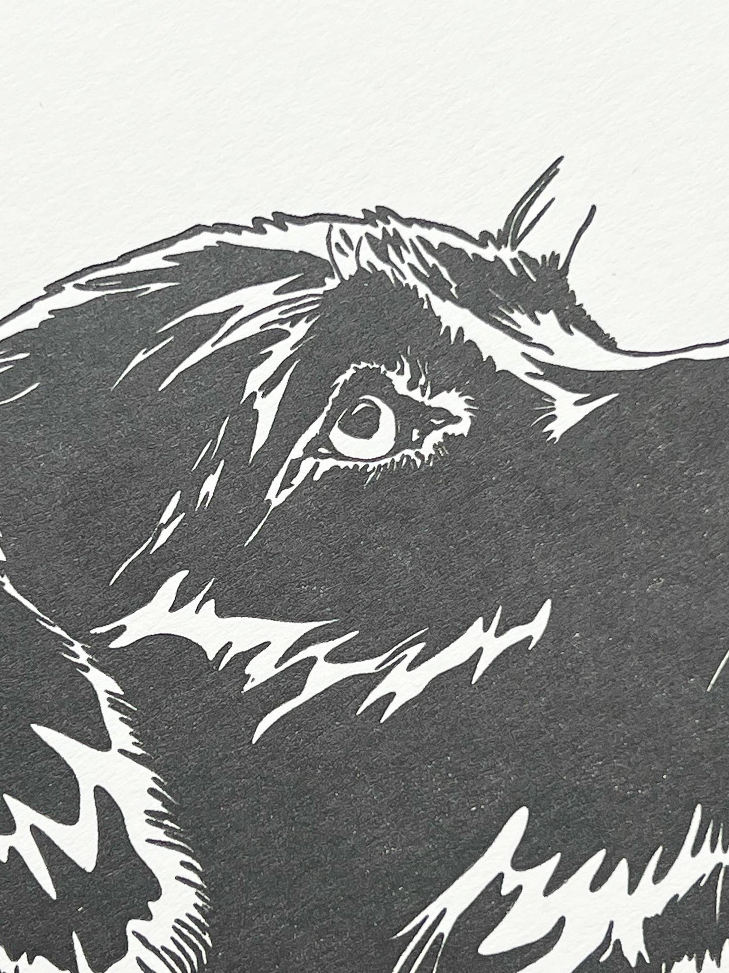 Penguin Ink Labrador Puppy Big Card