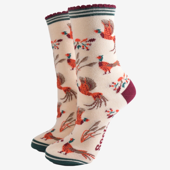 Sock Talk Phesant Bamboo Socks