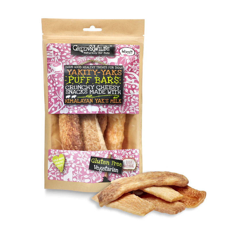 Green & Wilds Yakity Yak Puff Bars 75g