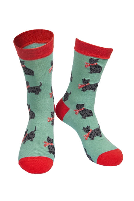 Sock Talk Scottie Bamboo Socks