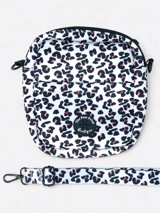 The Paw Print Boutique Leapord Dog Walking Bag