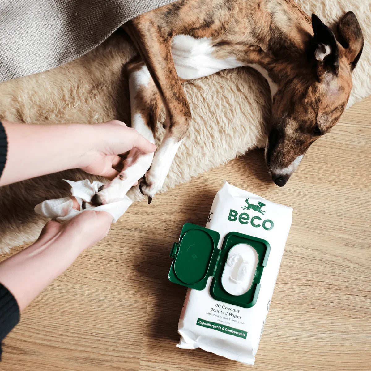 Beco Bamboo Coconut Scented Wipes (80wipes)
