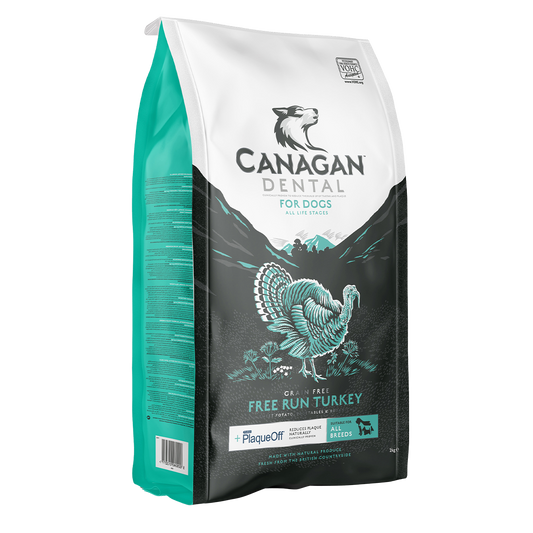 Canagan Free Range Turkey Dental  Dry Kibble 2kg