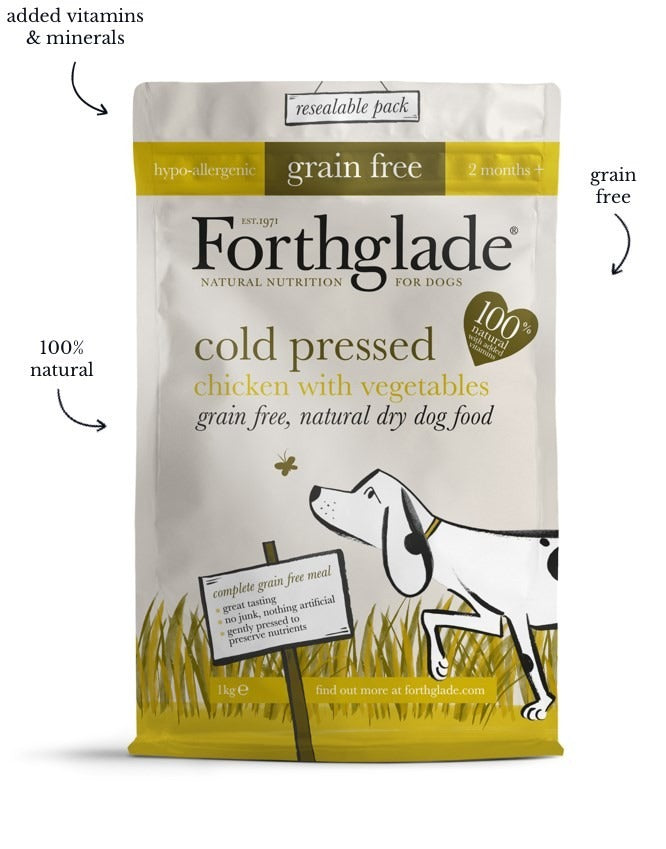 Forthglade Cold Pressed Chicken Kibble
