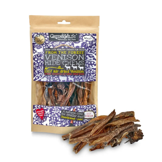 Green & Wilds Venison Hide Chews 85g