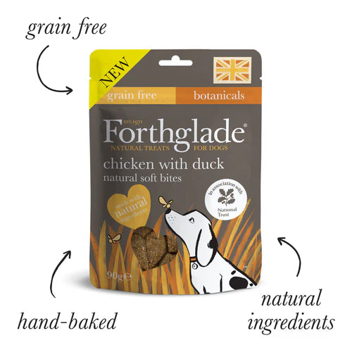 Forthglade Chicken & Duck Soft Treats 90g