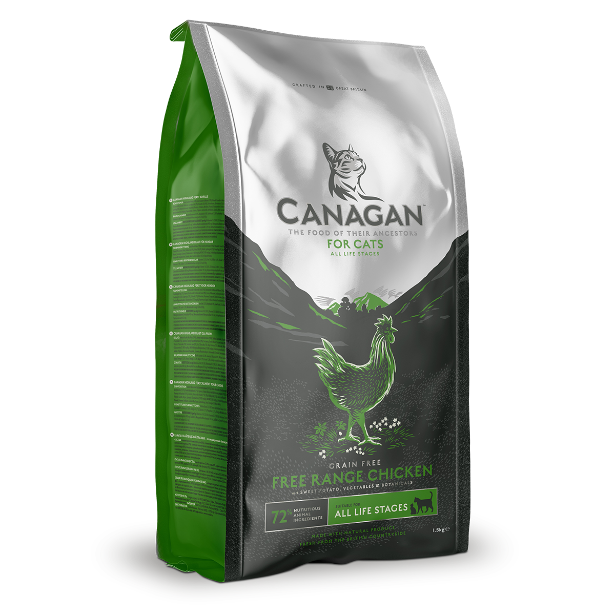 Canagan Free Range Chicken Kibble for Cats 375g