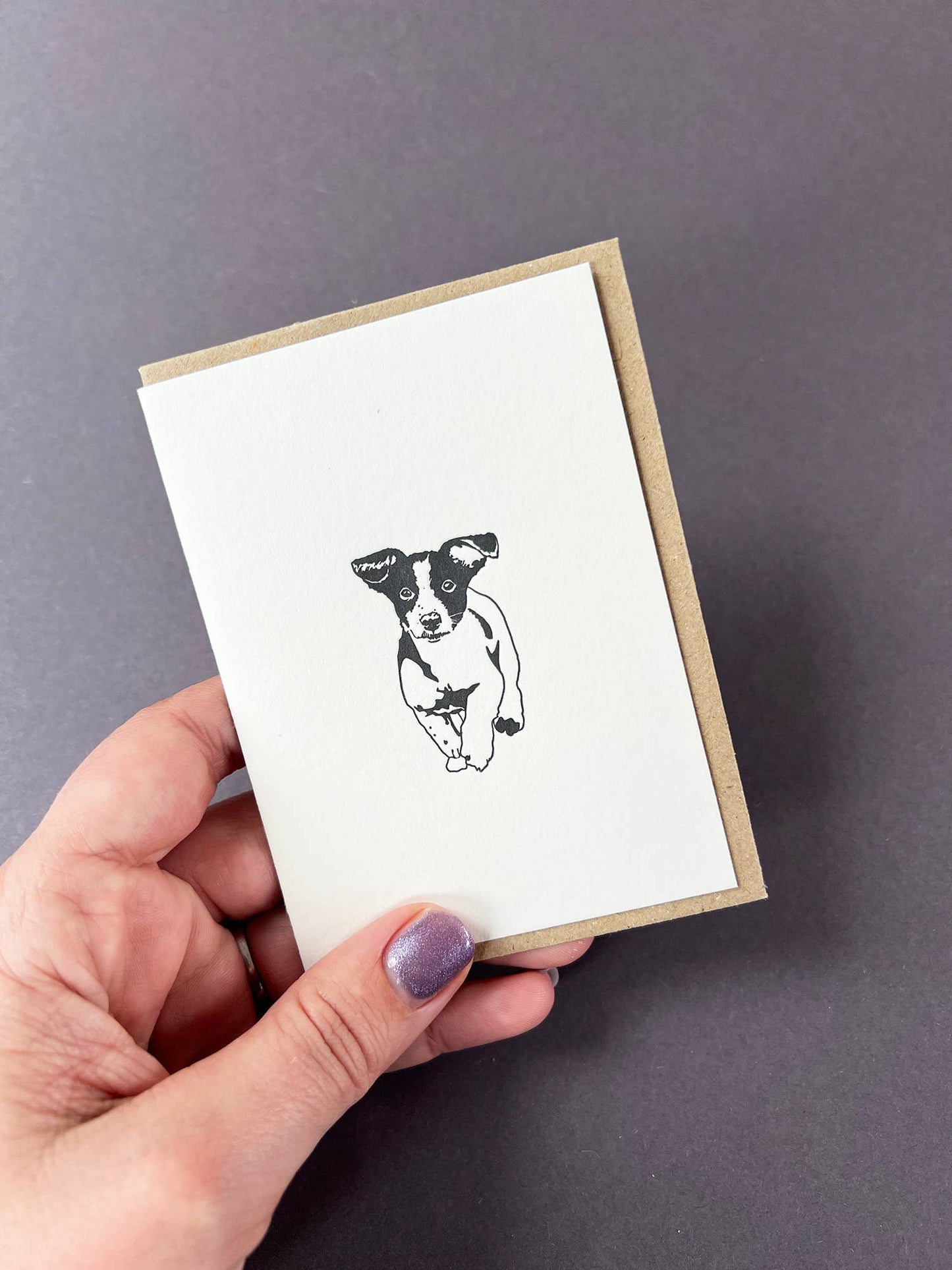 Penguin Ink Jack Russell Note Card