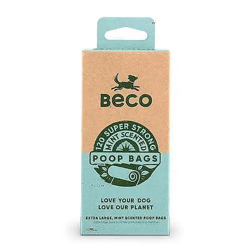 Beco Mint Scented Poo Bags (120pck)