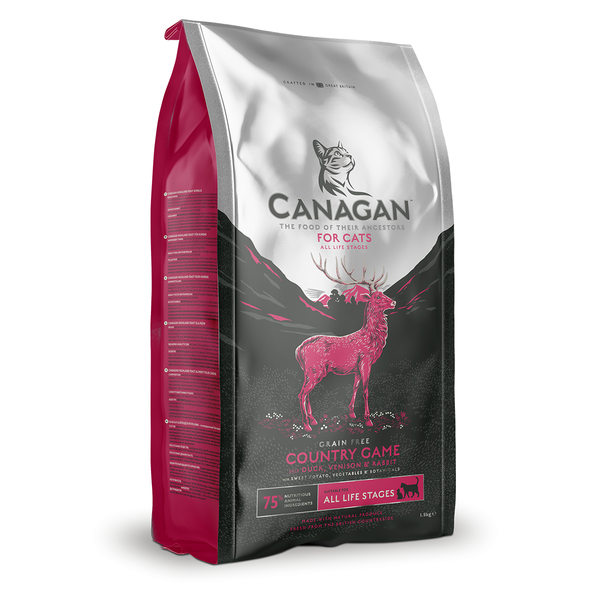 Canagan Country Game Kibble for Cats 1.5kg