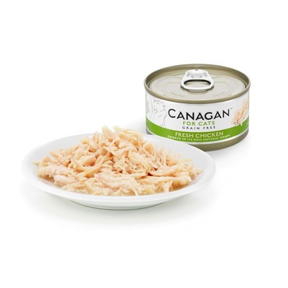 Canagan Fresh Chicken Wet Cat Food Tin 75g
