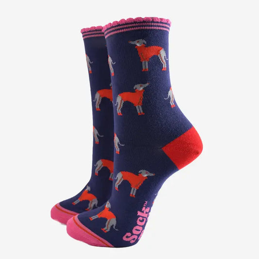 Sock Talk Greyhound Bamboo Socks
