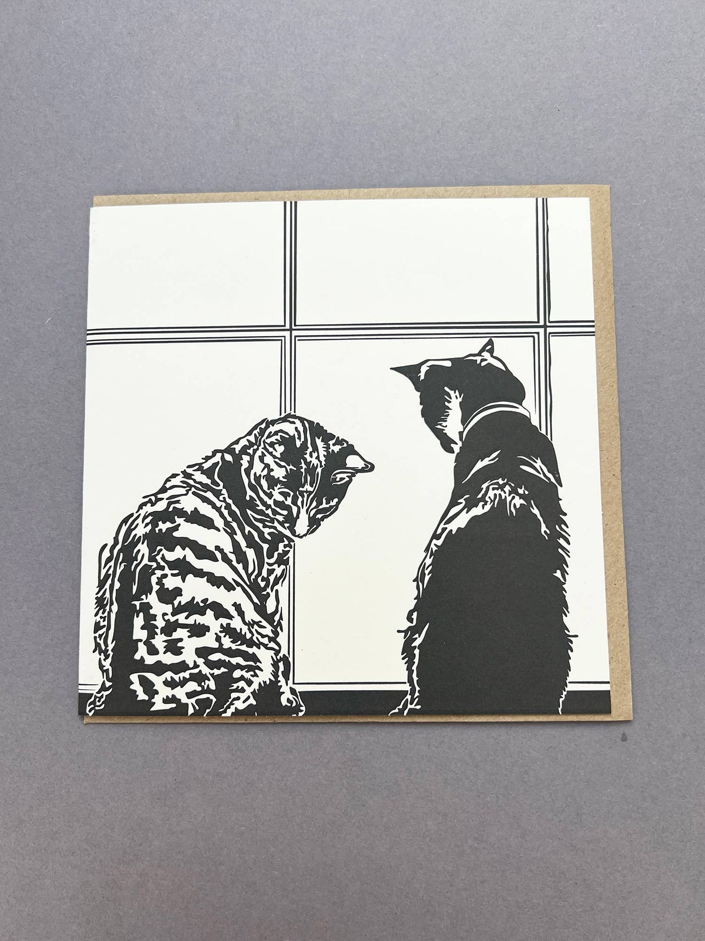 Pengiun Ink Window Time Big Card
