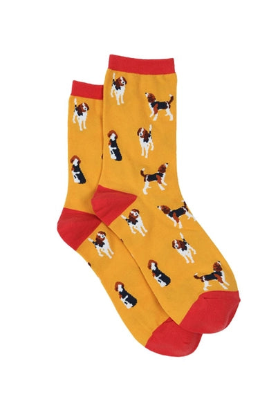 Sock Talk Beagle Bamboo Socks