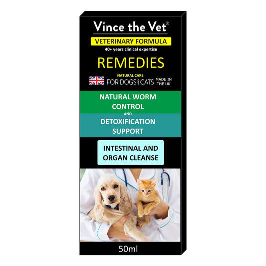 Vince The Vet Worm Control & Detox Support Remedy 50ml