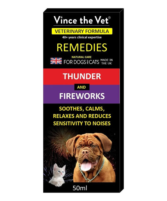 Vince The Vet Thunder & Fireworks Remedy 50ml