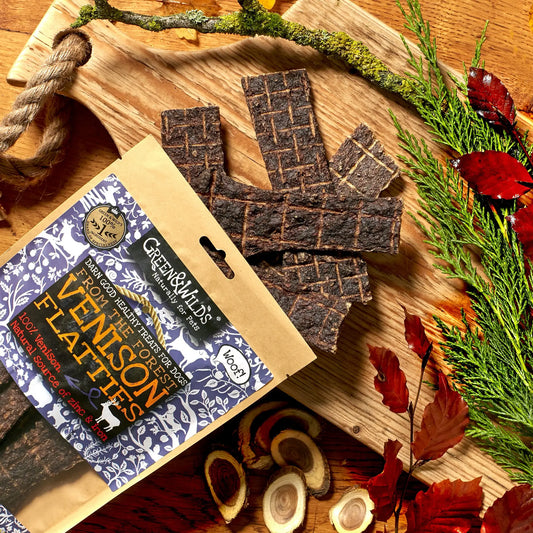 Green & Wilds Venison Flatties 100g