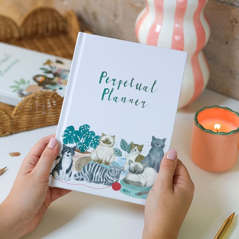 Cat Themed Perpetual Planner