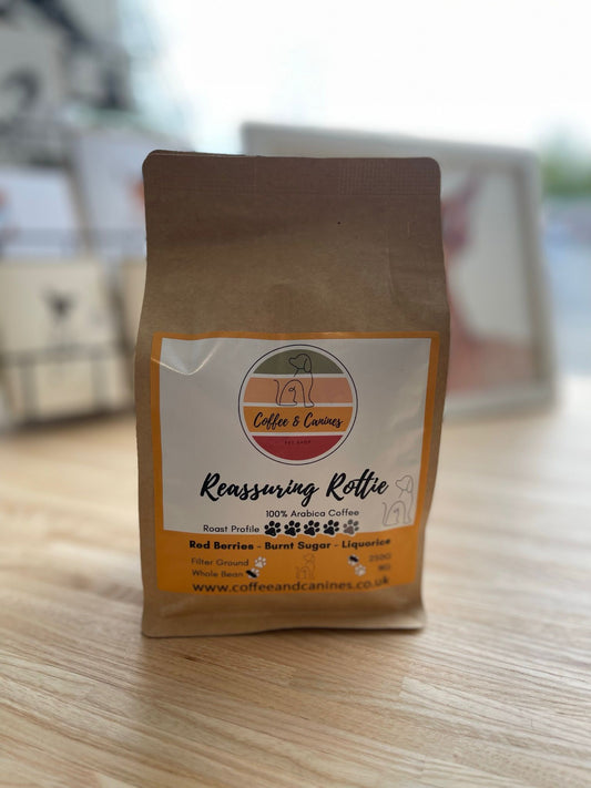 Reassuring Rottie Arabica Coffee | Whole Bean 1kg