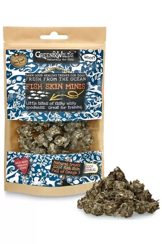 Green & Wilds Fish Skin MIni's 50g