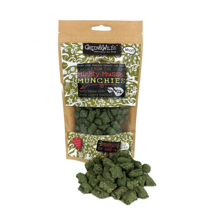 Green & Wilds Mussel Munchies 130g